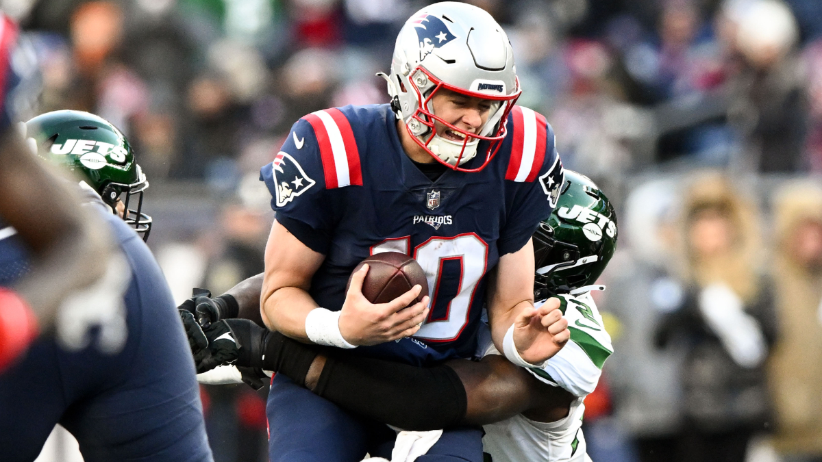 New England Patriots quarterback Mac Jones