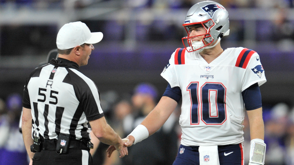 New England Patriots quarterback Mac Jones