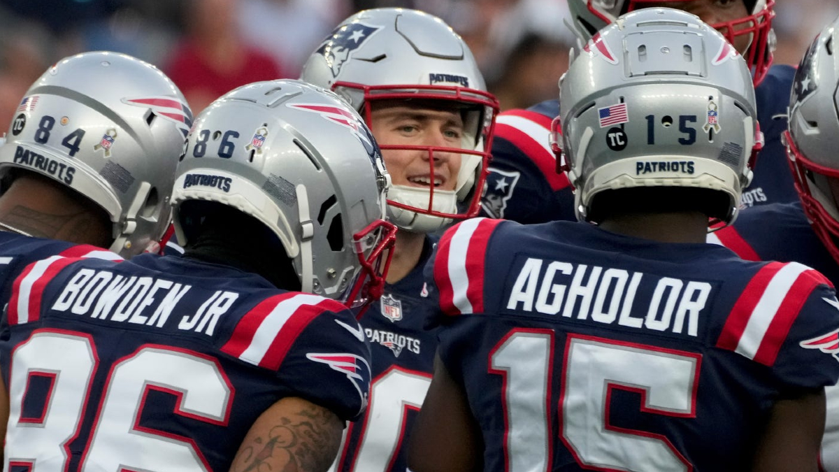 New England Patriots quarterback Mac Jones