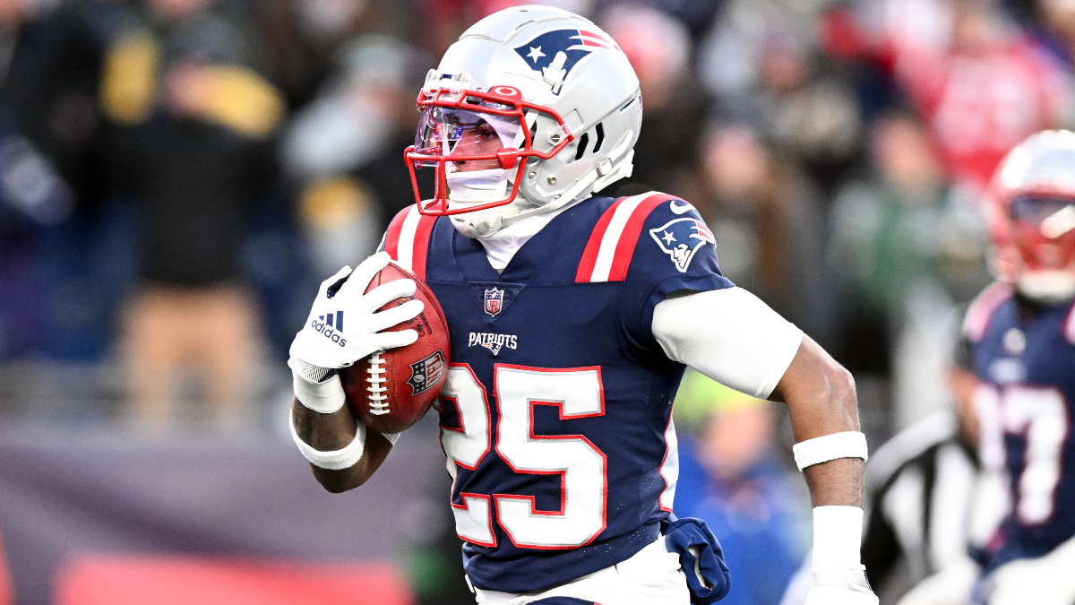 New England Patriots defensive back Marcus Jones