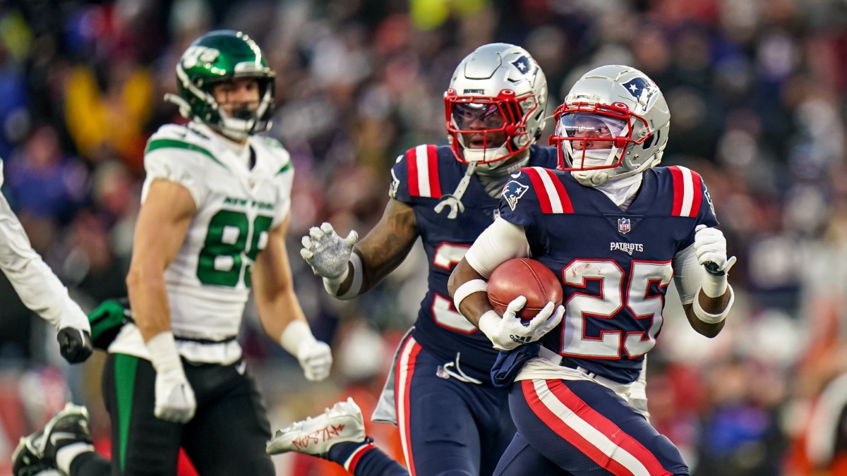New England Patriots special teams Marcus Jones