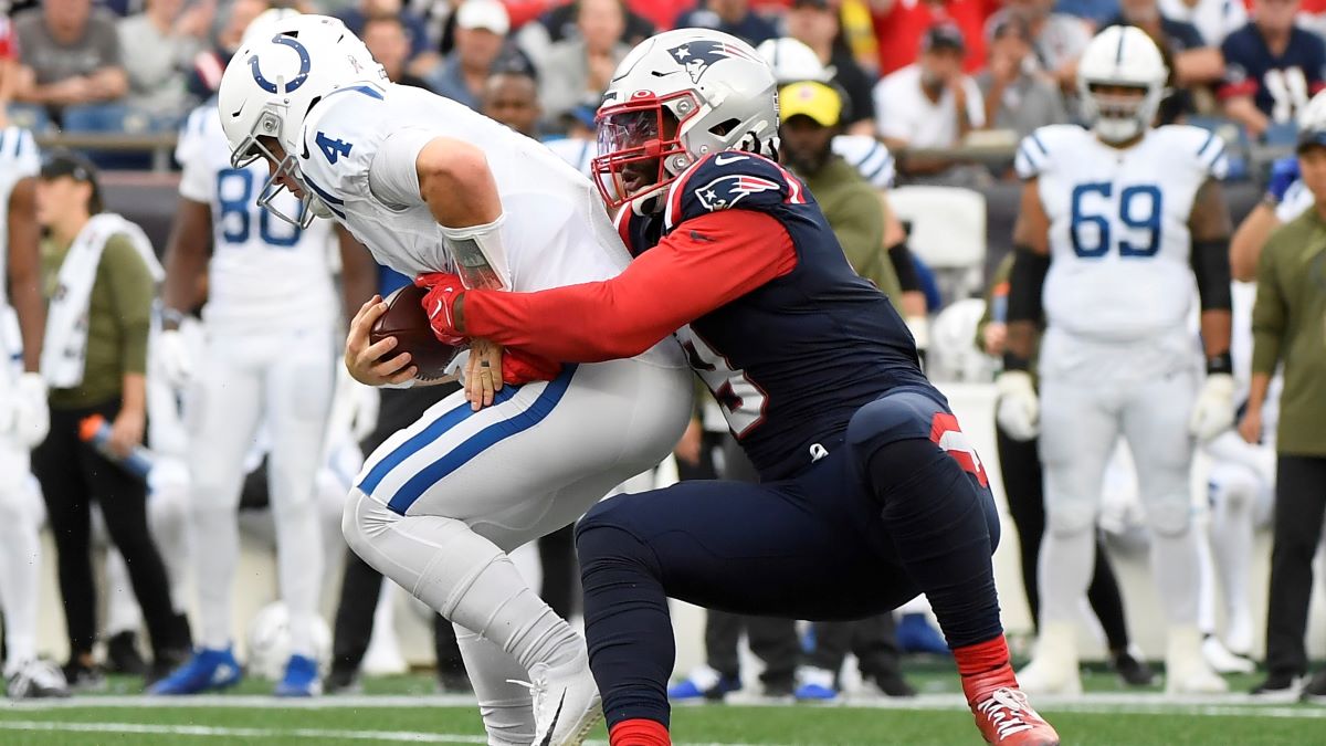 New England Patriots pass rusher Matthew Judon