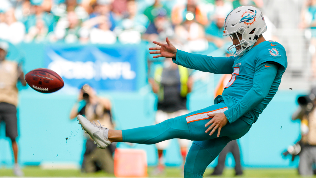 Miami Dolphins punter Michael Palardy