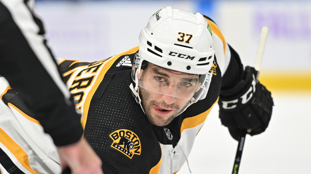 Boston Bruins forward Patrice Bergeron