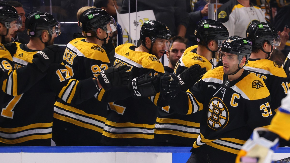 Boston Bruins center Patrice Bergeron