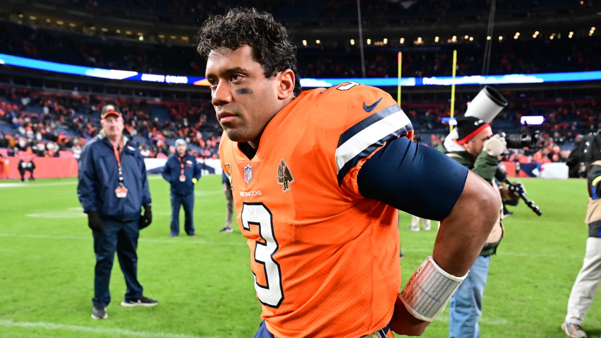 Denver Broncos quarterback Russell Wilson