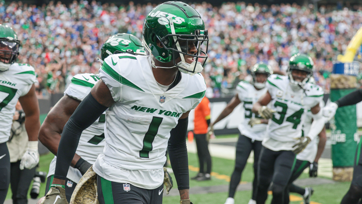 New York Jets cornerback Sauce Gardner