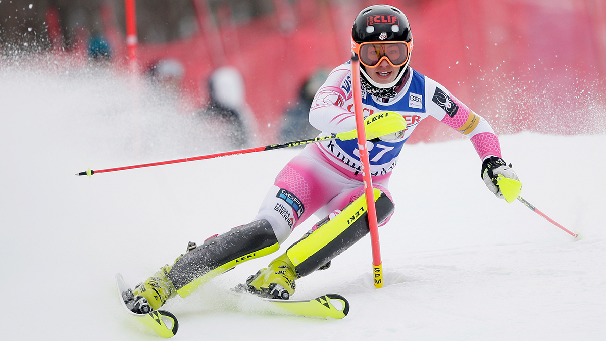 Downhill Skiier Lila Lapagna
