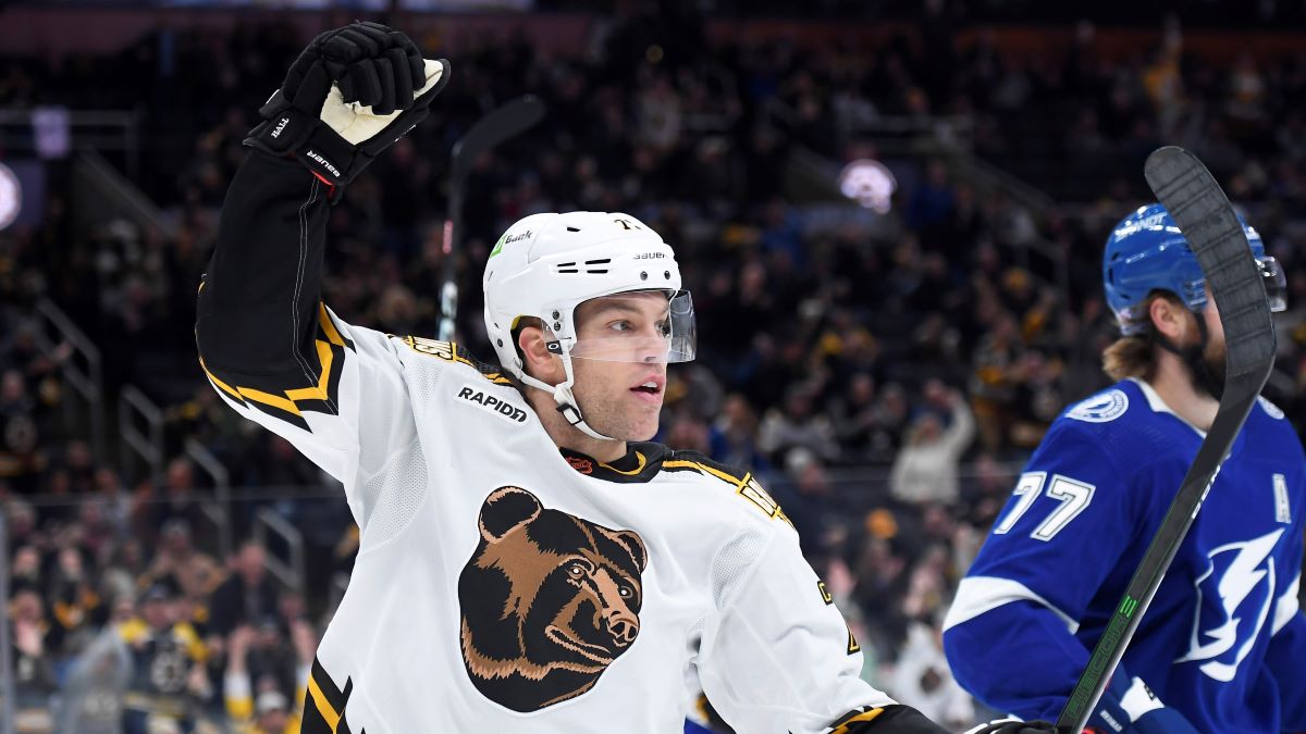 Boston Bruins forward Taylor Hall