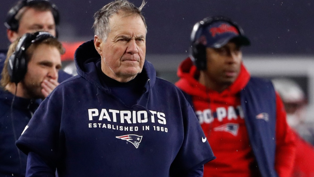 New England Patriots coaches Bill Belichick