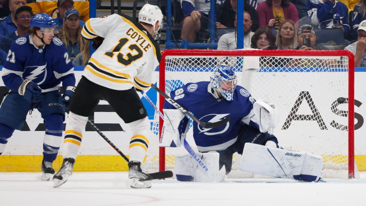 Boston Bruins center Charlie Coyle