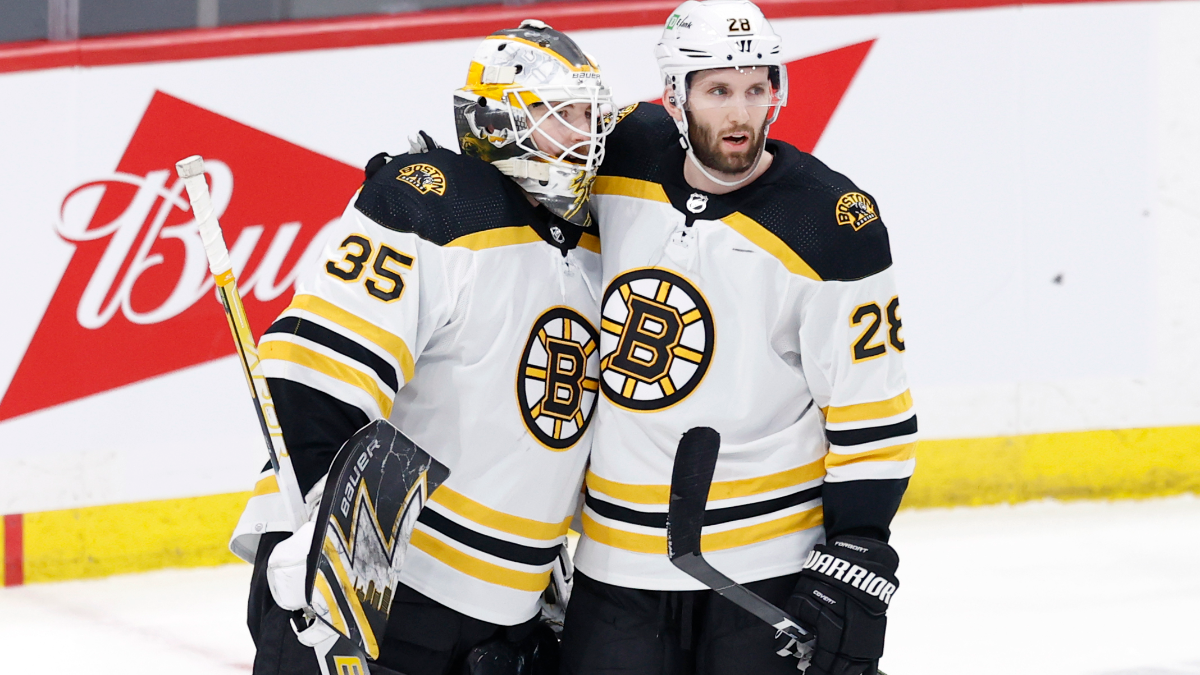 Boston Bruins defenseman Derek Forbort