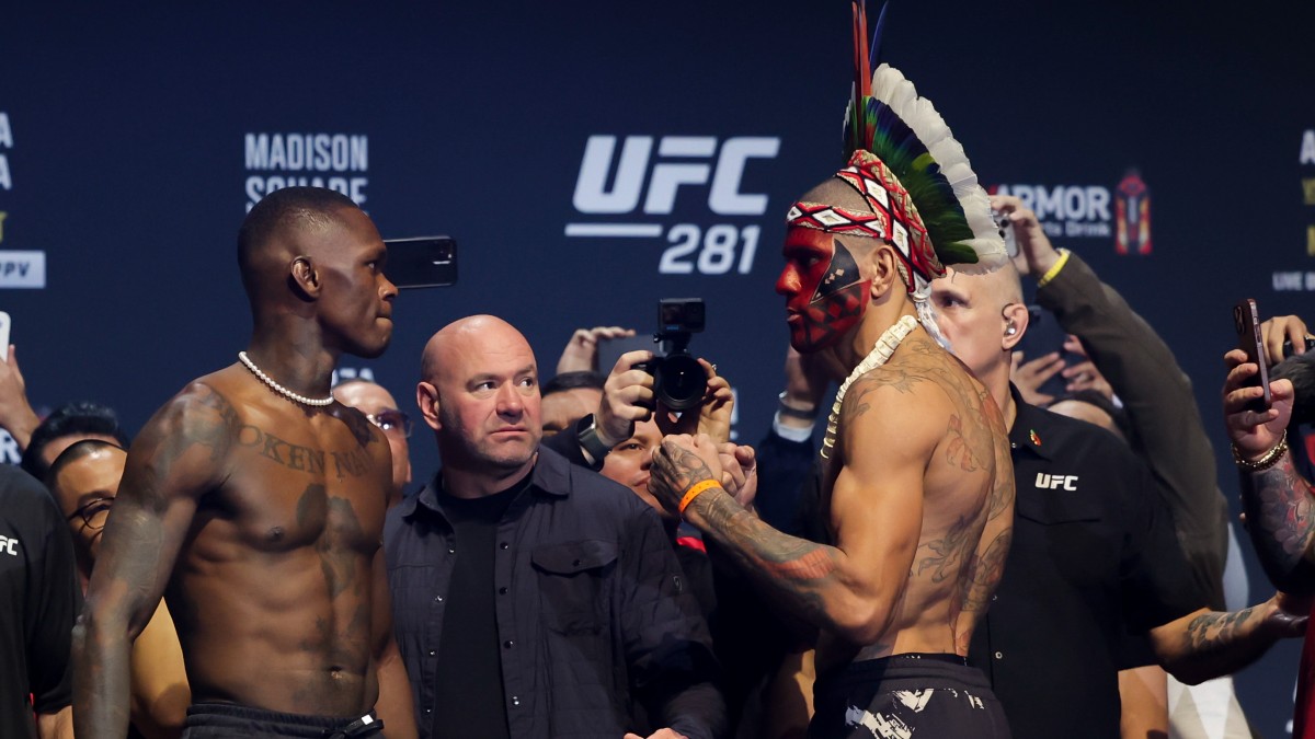 UFC Middleweight Champion Israel Adesanya, fighter Alex Pereira