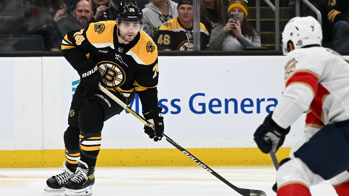 Boston Bruins forward Jake DeBrusk