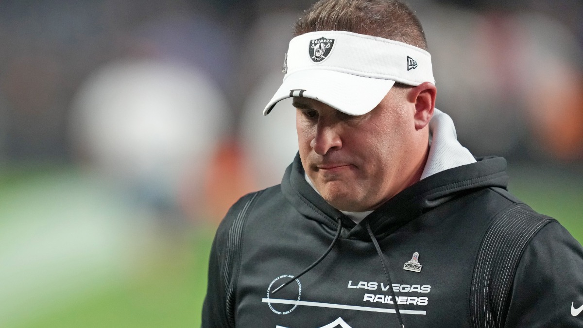 Las Vegas Raiders head coach Josh McDaniels