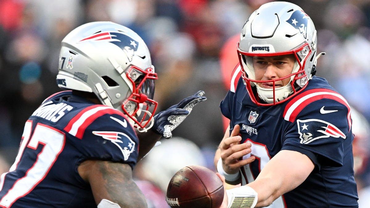 New England Patriots quarterback Mac Jones