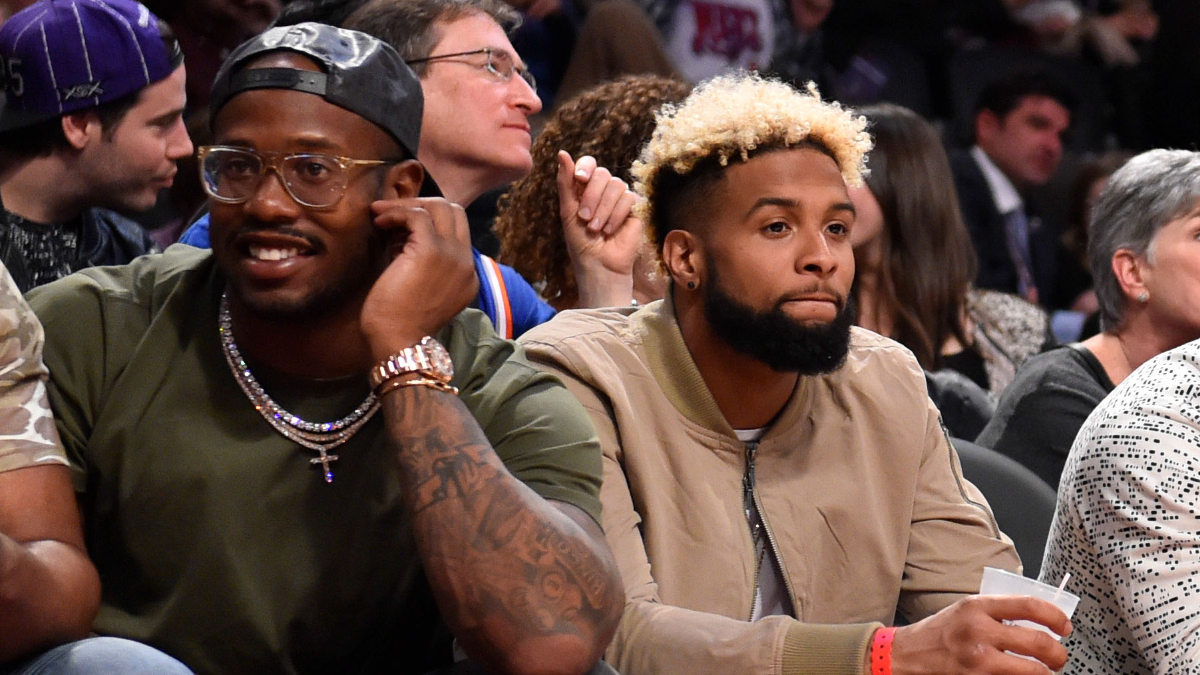 Free agent NFL wide receiver Odell Beckham Jr., Buffalo Bills linebacker Von Miller