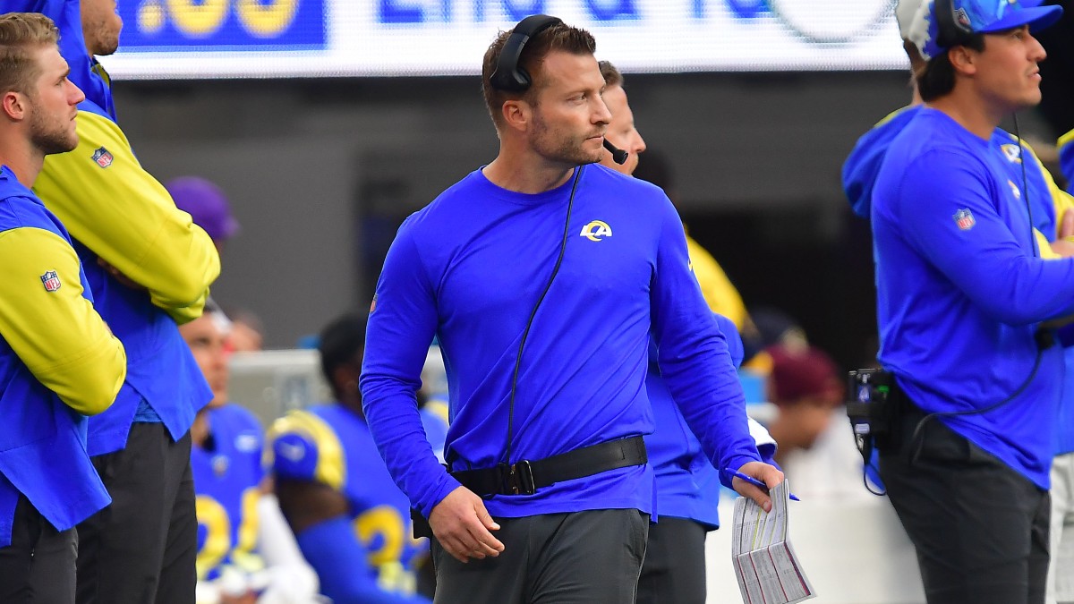 Los Angeles Rams head coach Sean McVay