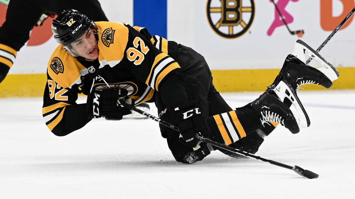 Boston Bruins forward Tomas Nosek