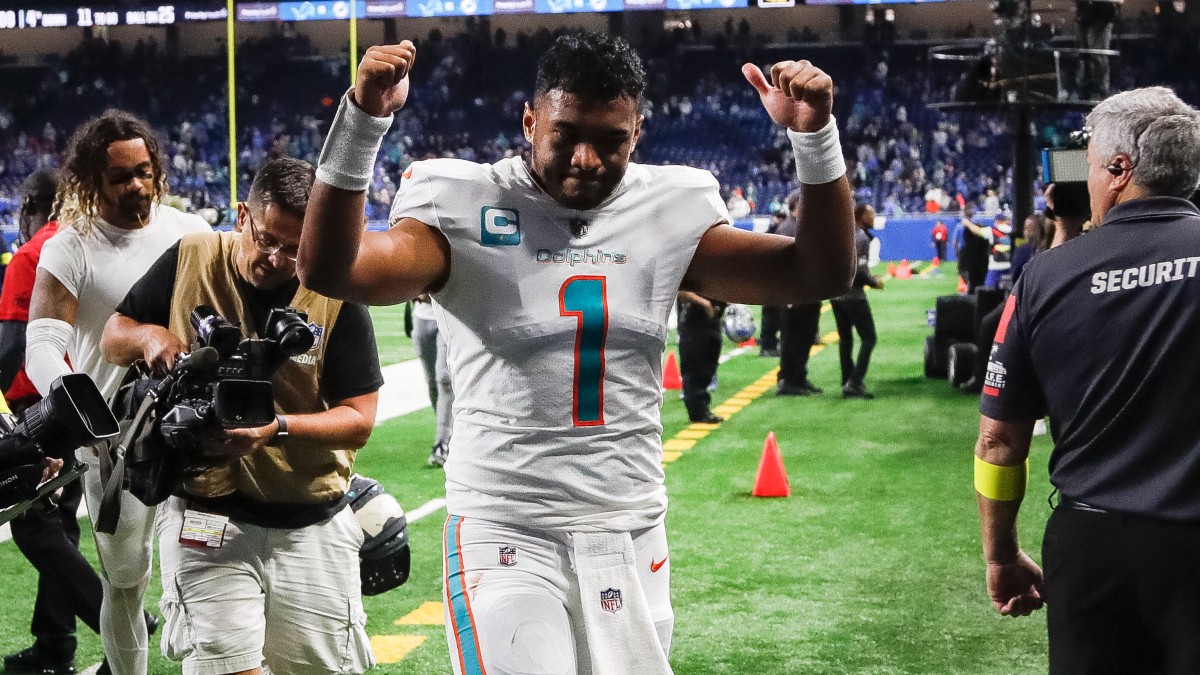Miami Dolphins quarterback Tua Tagovailoa