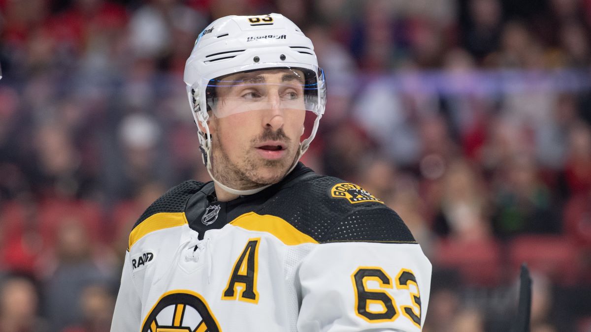 Boston Bruins winger Brad Marchand