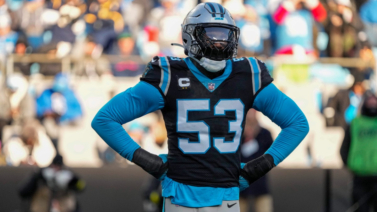 Carolina Panthers defensive end Brian Burns