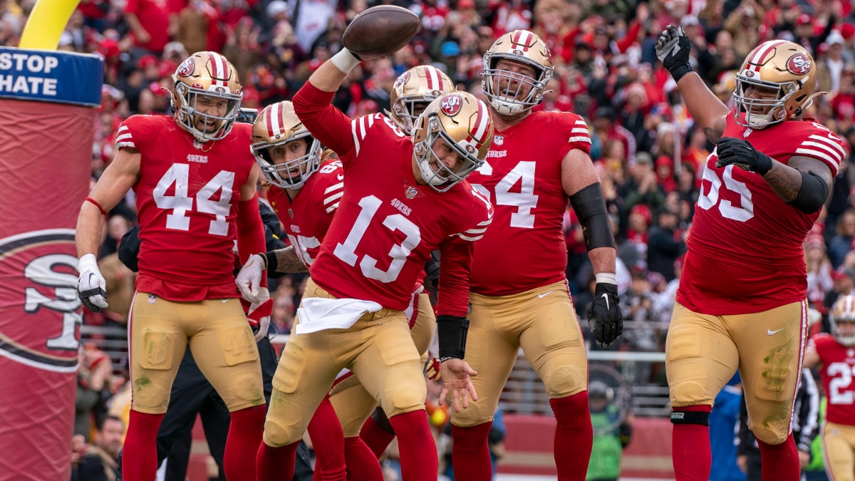 San Francisco 49ers quarterback Brock Purdy