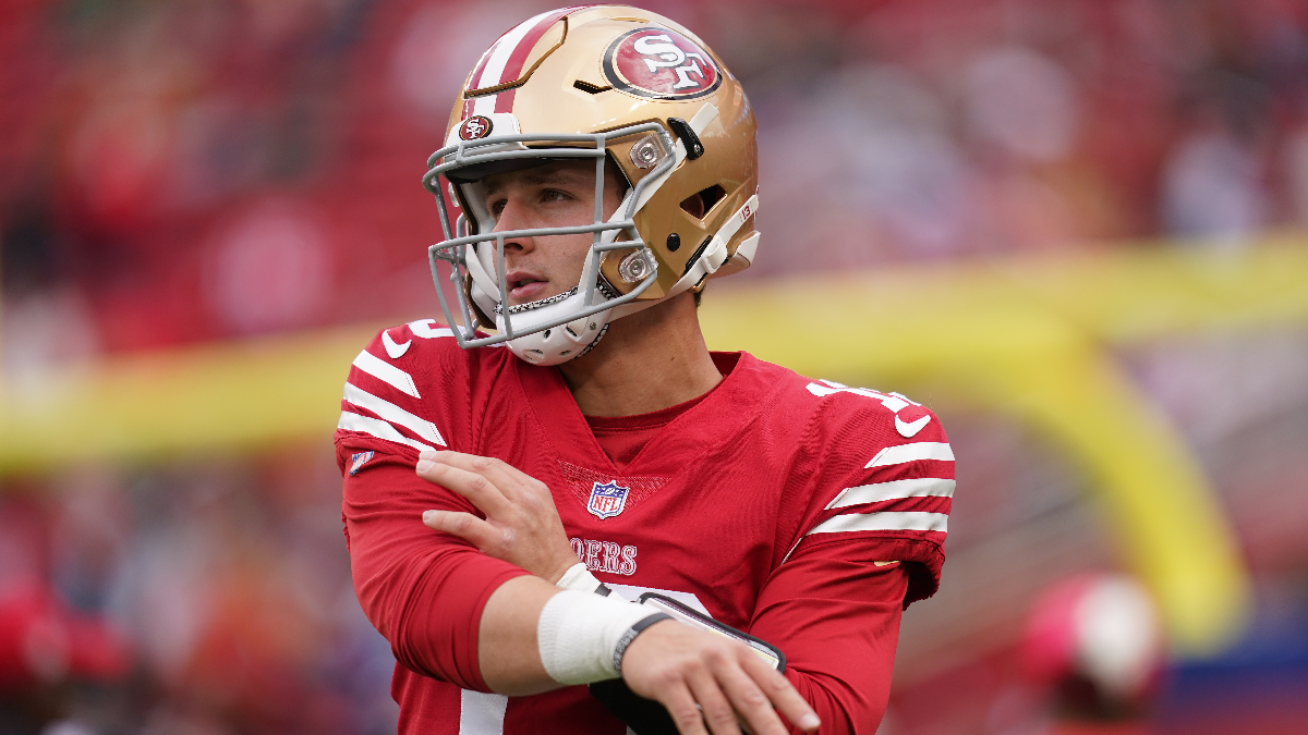 San Francisco 49ers quarterback Brock Purdy