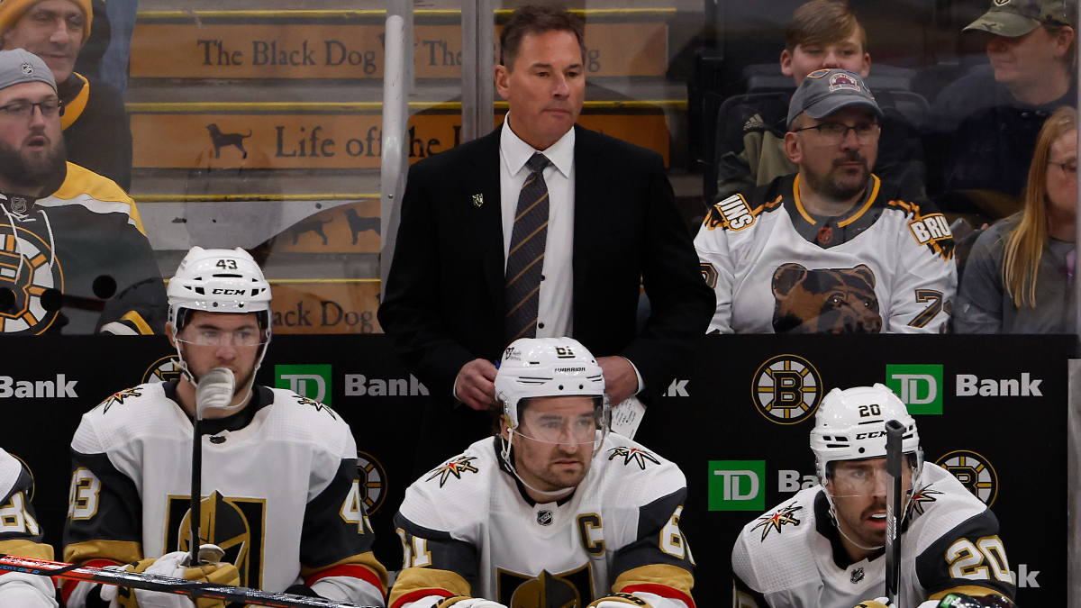 Vegas Golden Knights coach Bruce Cassidy