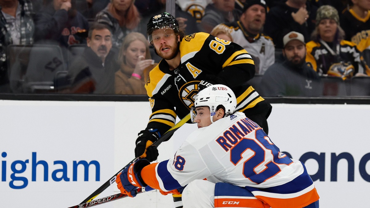 Boston Bruins forward David Pastrnak
