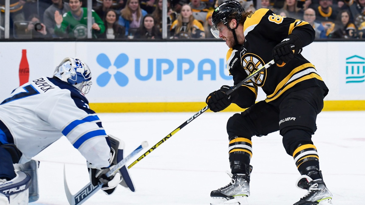 Boston Bruins right wing David Pastrnak