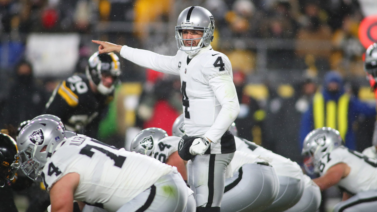 Las Vegas Raiders quarterback Derek Carr