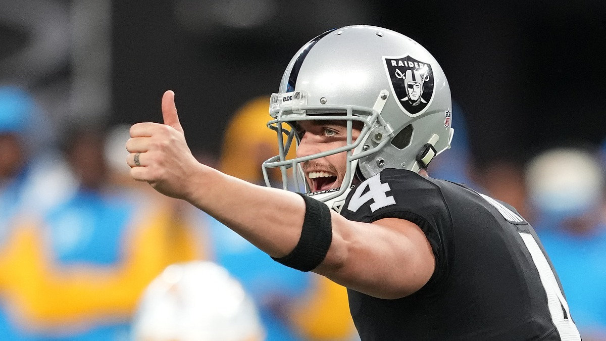 Las Vegas Raiders quarterback Derek Carr