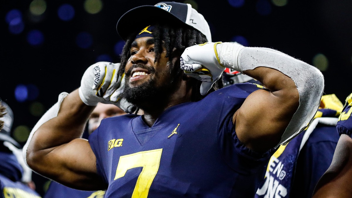Michigan Wolverines running back Donovan Edwards