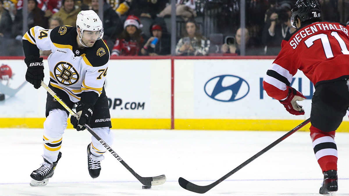 Boston Bruins forward Jake DeBrusk