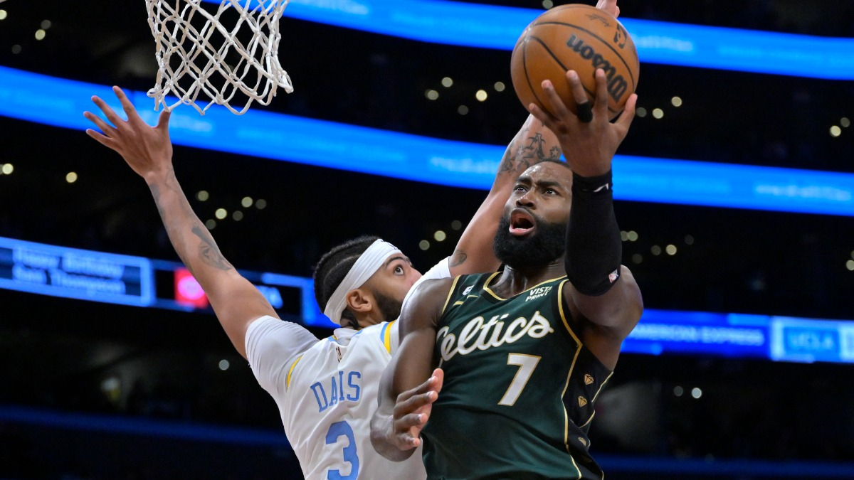 Boston Celtics guard Jaylen Brown