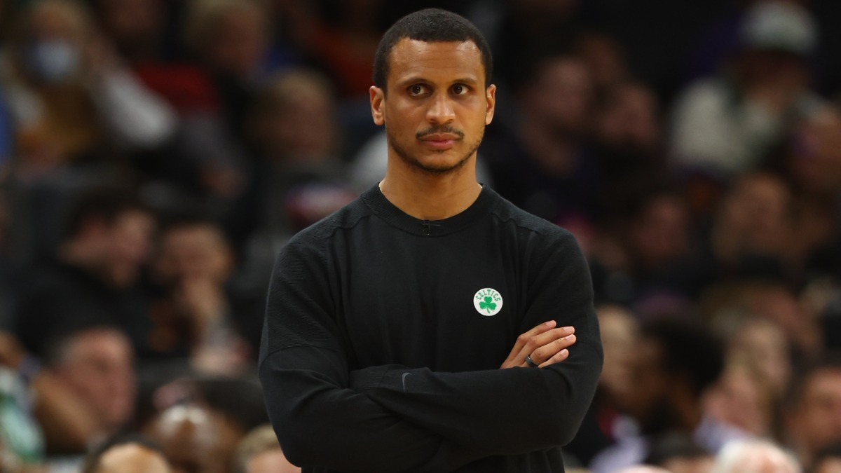 Boston Celtics interim head coach Joe Mazzulla