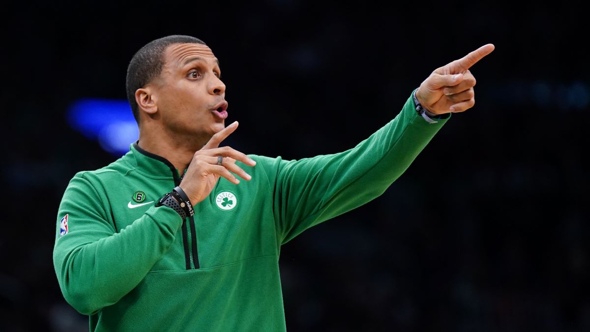 Boston Celtics interim head coach Joe Mazzulla