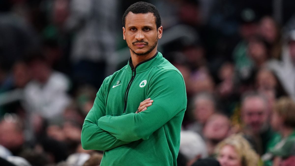Boston Celtics interim head coach Joe Mazzulla