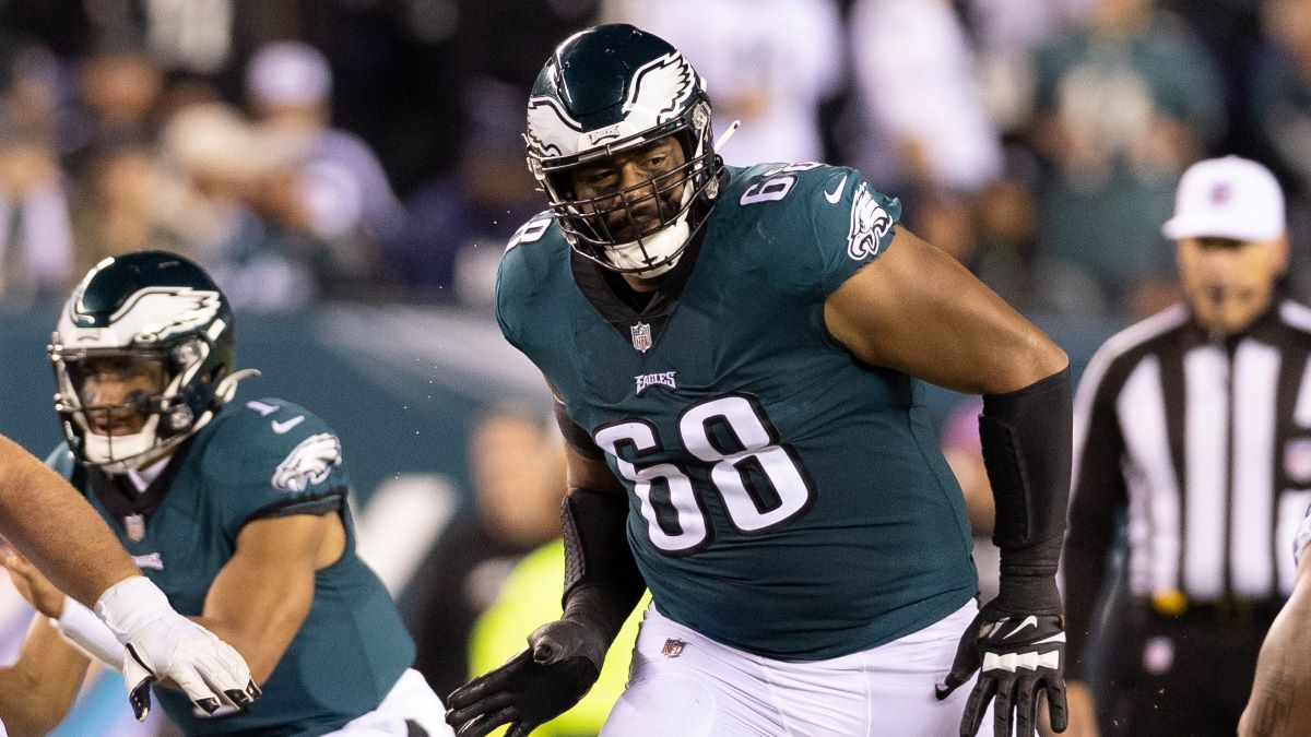 Philadelphia Eagles offensive lineman Jordan Mailata