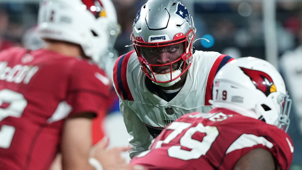 New England Patriots linebacker Josh Uche