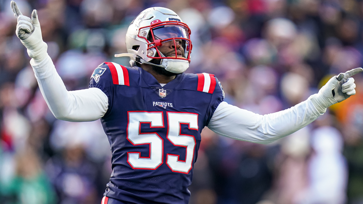 New England Patriots linebacker Josh Uche