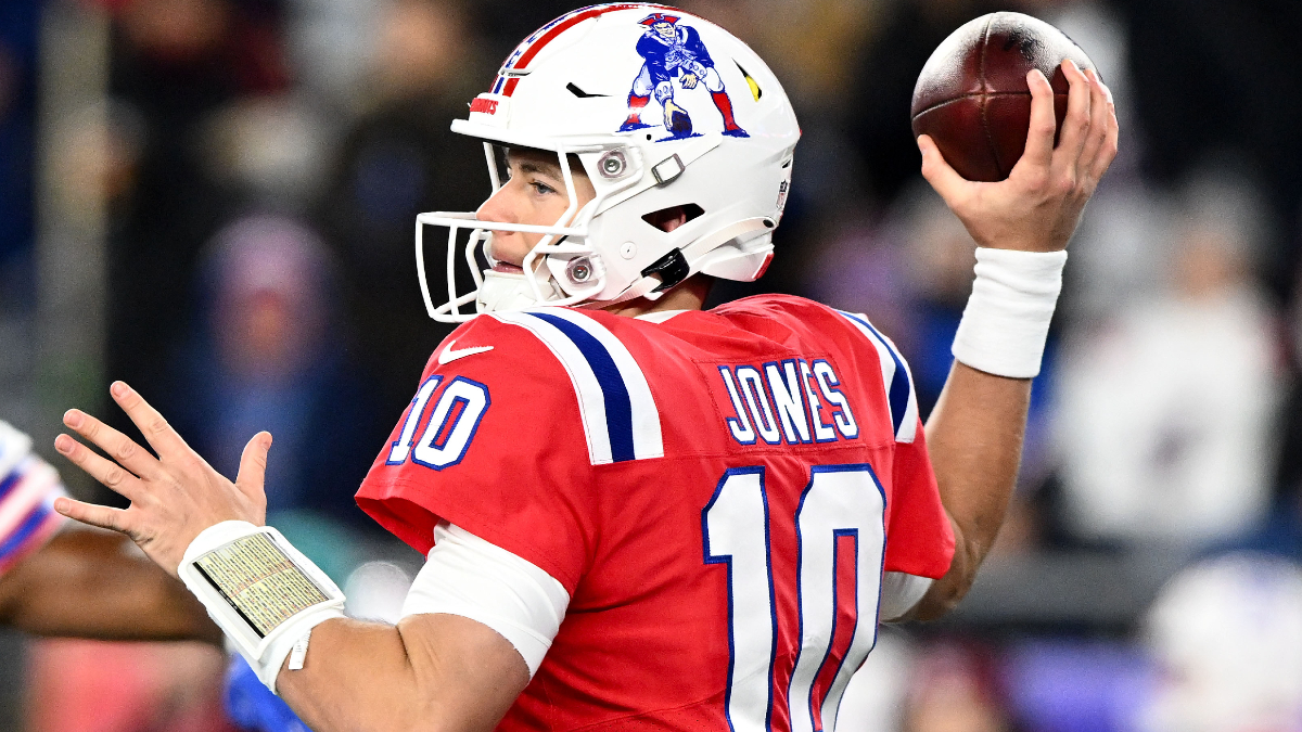 New England Patriots quarterback Mac Jones