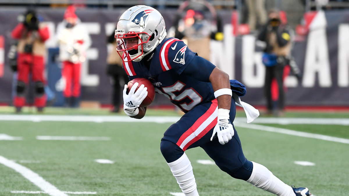 New England Patriots cornerback Marcus Jones