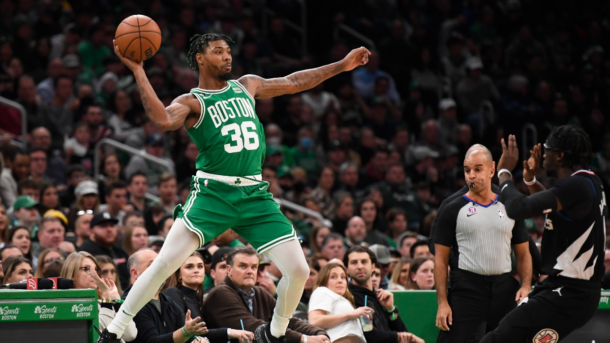 Boston Celtics guard Marcus Smart
