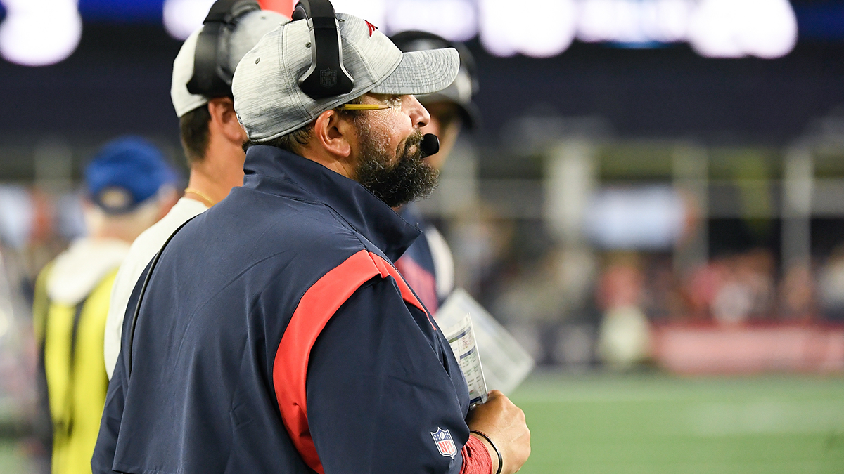 New England Patriots offensive play caller Matt Patricia