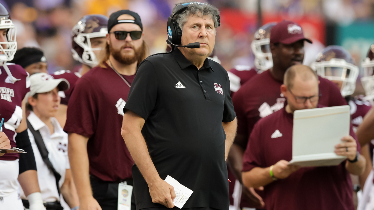 Former college football coach Mike Leach