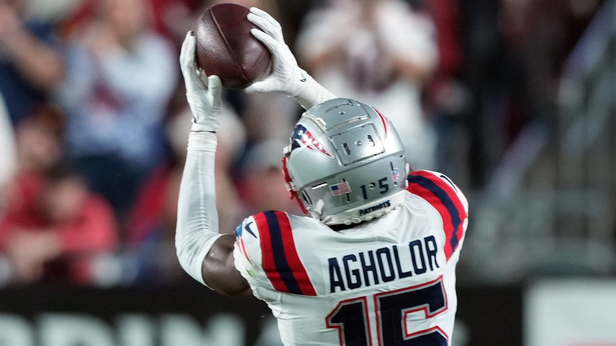New England Patriots wide receiver Nelson Agholor