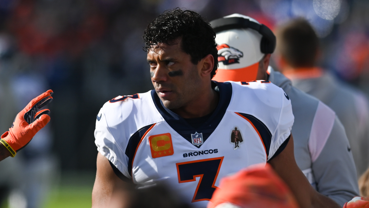 Denver Broncos quarterback Russell Wilson