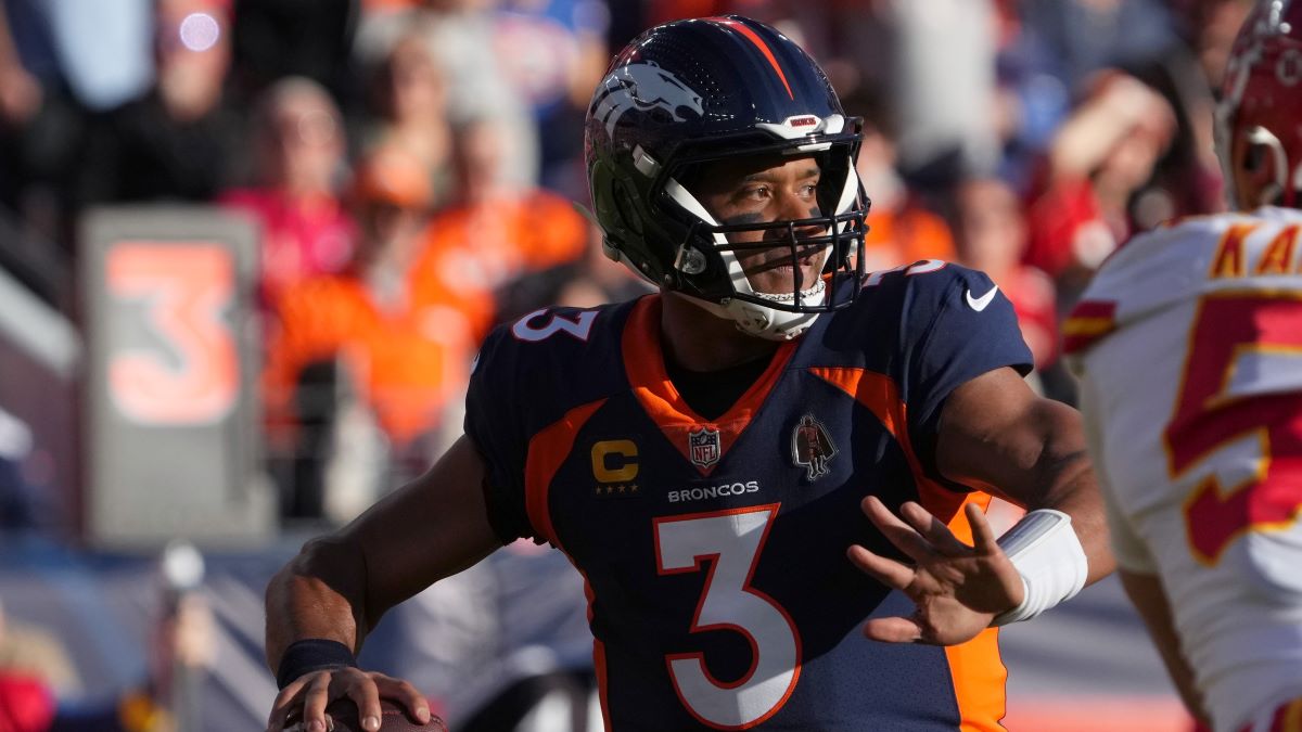 Denver Broncos quarterback Russell Wilson